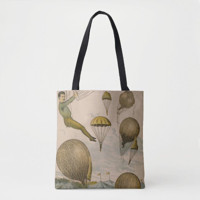 Bolsa Tote Poster De Circo De Um Balão Aéreo (Frente)