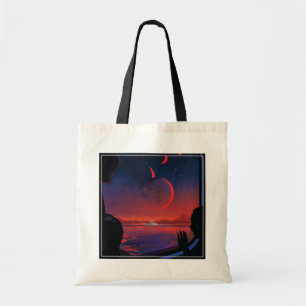 Bolsa Tote Poster de Espaço Retroativo - Os Visualizadores Ob