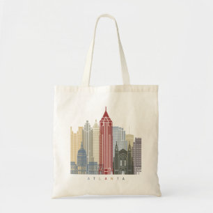 Bolsa Tote Poster de linha do horizonte