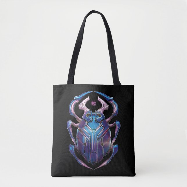 Bolsa Tote Poster de Teatral de Besouro Azul (Frente)