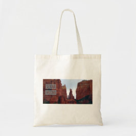 Bolsa Tote Poster de viagens das Montanhas Sedona Arizona