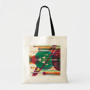 Bolsa Tote Poster de viagens de espaço retrô - Grande Tour do