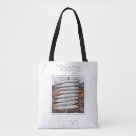 Bolsa Tote Poster de viagens para a Espanha de Málaga