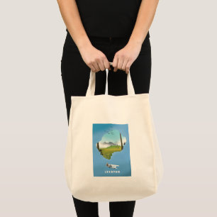 Bolsa Tote Poster do esqui de Lesotho África do Sul