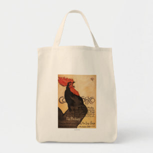Bolsa Tote Poster periódico do promocional do galo de