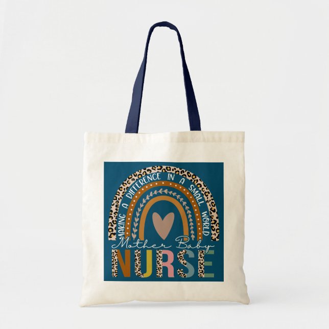 Bolsa Tote Postpartum Mãe Enfermeira Mãe Bebê Postpartum (Frente)
