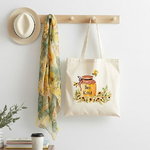 Bolsa Tote Pote de mel bee kind 