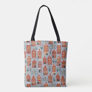 Bolsa Tote Pouca Amsterdão abriga a sacola