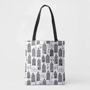 Bolsa Tote Pouca Amsterdão abriga o preto holandês da casa