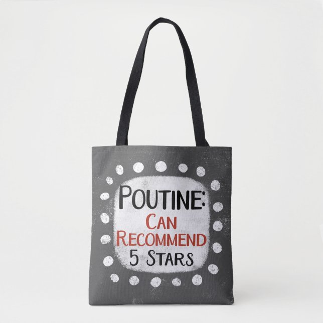 Bolsa Tote Poutine Review 5 Stars Toolag (Frente)