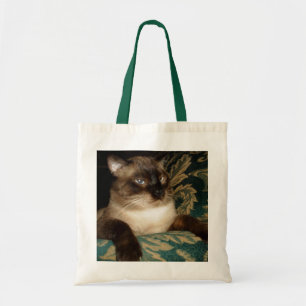 Bolsa Tote Pouty Face Siamese Cat Bag
