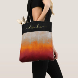 Bolsa Tote Power Girl Colors — chic rustic ombre personalizad