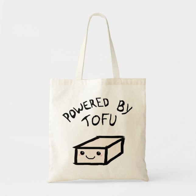 Bolsa Tote Powered by tofu (Frente)