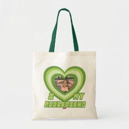Bolsa Tote PowerPuff Dingus Green Heart - NAMORADA
