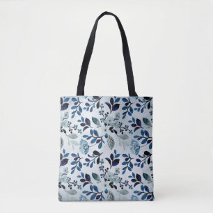 Bolsa Tote Prados das Montanhas Blue Wildflower