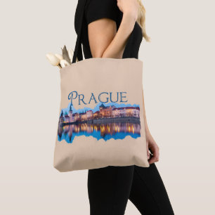 Bolsa Tote Praga: Evening Skyline