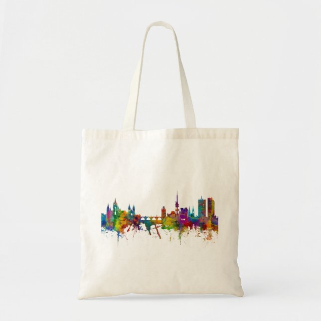 Bolsa Tote Praga (Praha) República Checa Skyline (Frente)