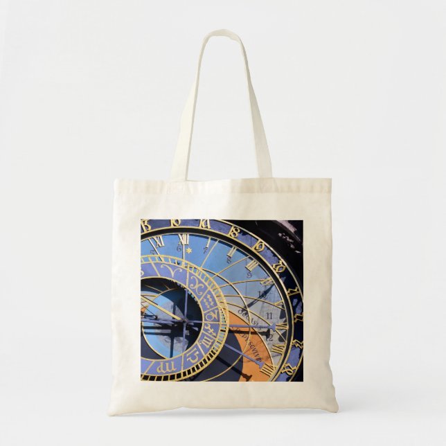 Bolsa Tote Praga, Relógio Astronômico N.º 2 (Tote Bag) (Frente)