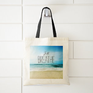 Bolsa Tote Praia Apenas Respire