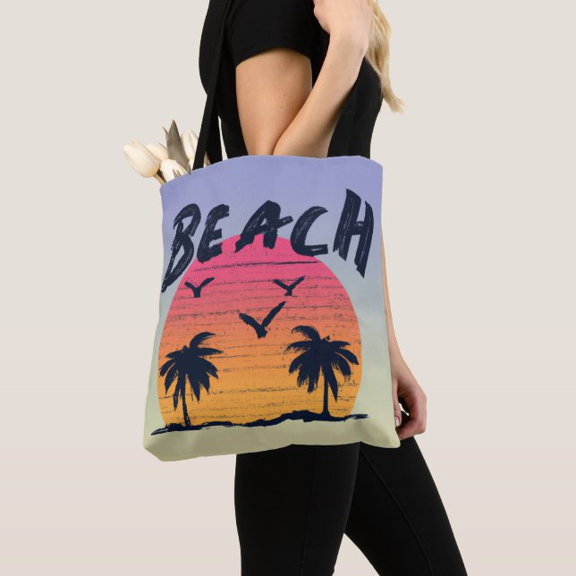 Bolsa Tote Praia/costeiro/tropical/Havaí (Close Up)