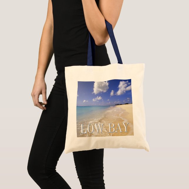 Bolsa Tote Praia da Baía Baixa, Barbuda, Antígua (Frente (produto))