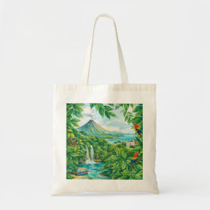 Bolsa Tote Praia da Floresta Tropical da Costa Rica