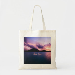 Bolsa Tote Praia da Ilha Bora Bora Suset