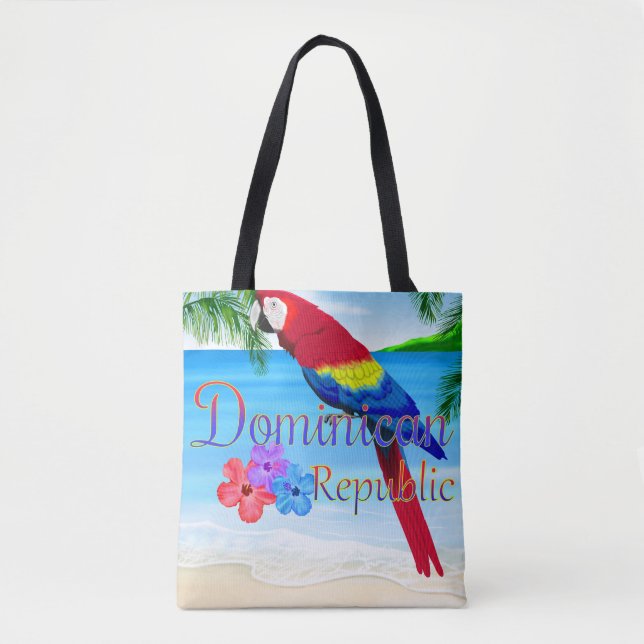 Bolsa Tote Praia da República Dominicana (Frente)