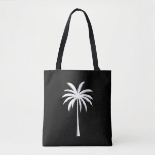Bolsa Tote Praia de Palma do Pôr do Sol de Férias de Verão Le
