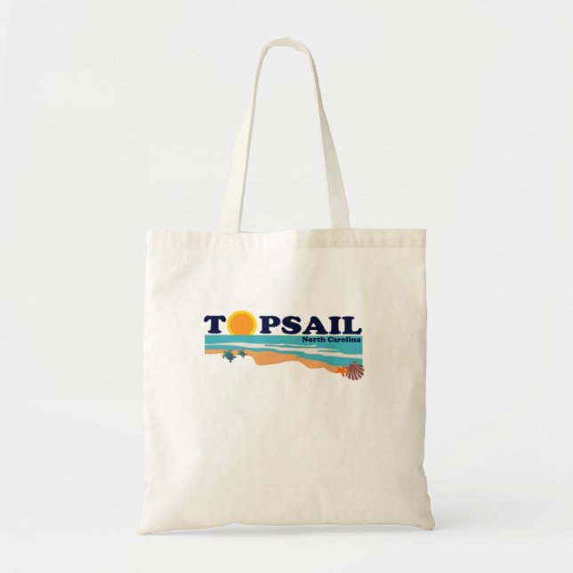 Bolsa Tote Praia de Topsail (Frente)