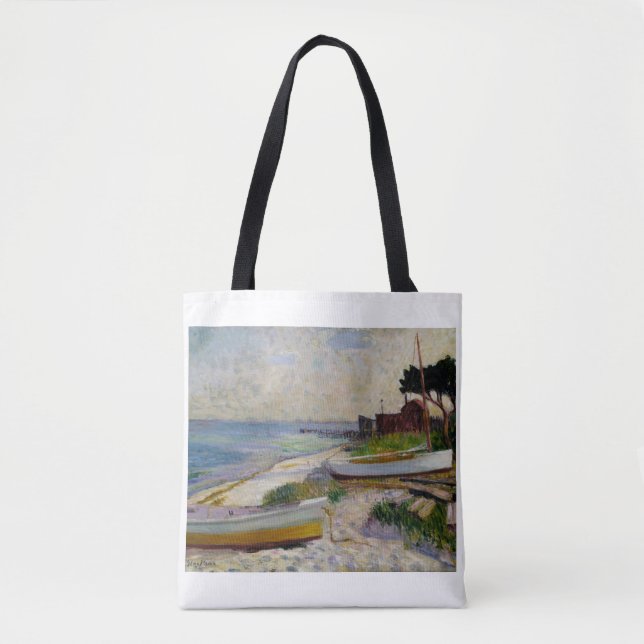 Bolsa Tote Praia de William Glackens (Frente)