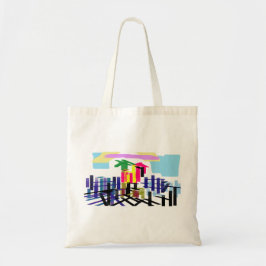 Bolsa Tote Praia do flamingo rosa