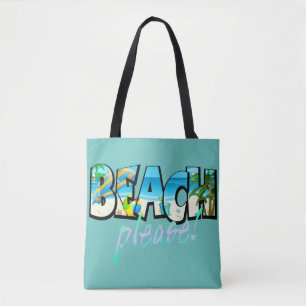 Bolsa Tote Praia dos miúdos por favor!