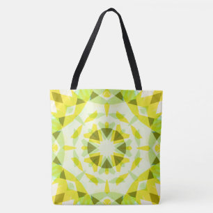 Bolsa Tote Praia Eclética Verde Estrela Verde Brilhante Amare