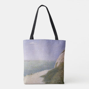 Bolsa Tote Praia em Honfleur de Georges Seurat, Arte Antigo
