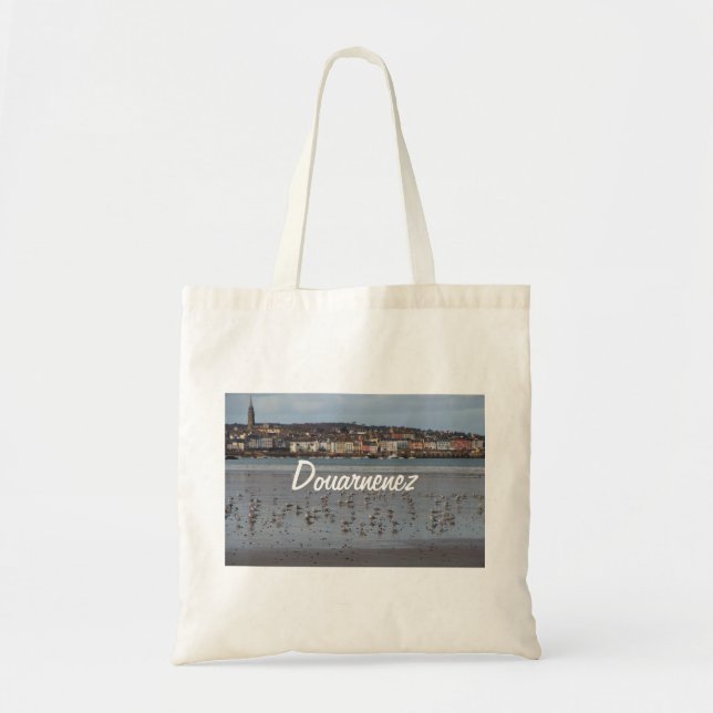 Bolsa Tote praia em Ris em Douarnenez (Frente)