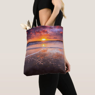 Bolsa Tote Praia Estadual de Ventura ao Pôr-do-Sol