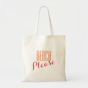 Bolsa Tote Praia feminina fofa personalizada, por favor