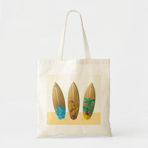 Bolsa Tote Praia retro do trio da prancha
