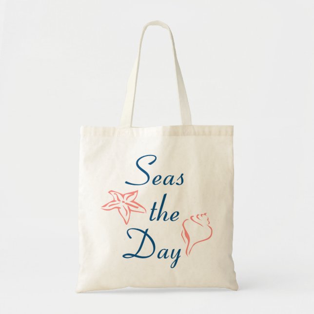 Bolsa Tote Praia Summertime - Cotação Seashore (Frente)