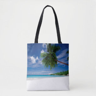 Bolsa Tote Praia tropical Seychelles