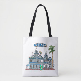 Bolsa Tote Praia Twin Inns Cidade de Carlsbad