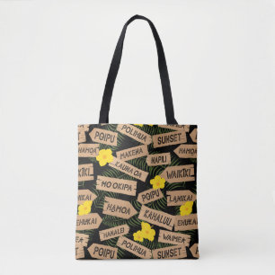 Bolsa Tote Praias havaianas em preto