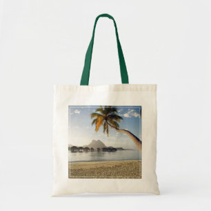 Bolsa Tote Praias Tropicais   Beach Huts, Bora Bora