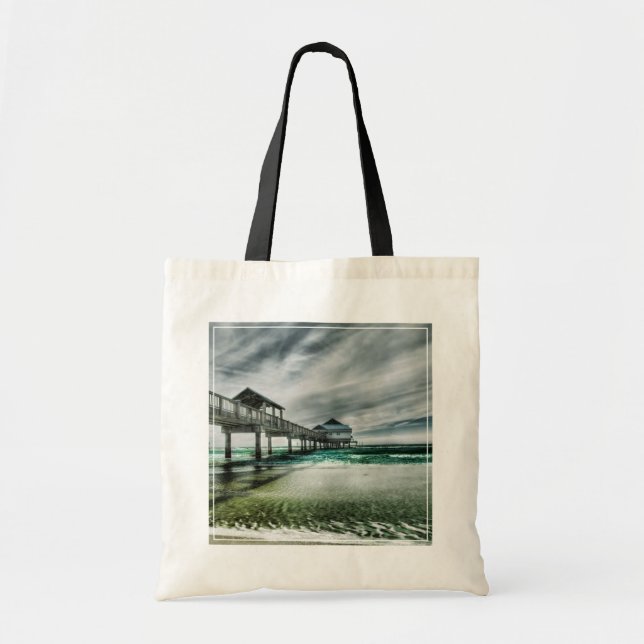 Bolsa Tote Praias Tropicais | Clearwater Florida (Frente)
