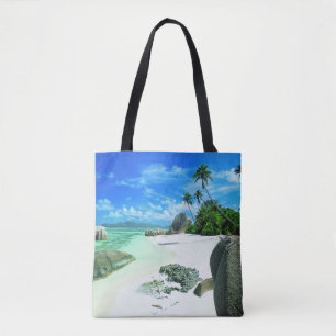 Bolsa Tote Praias Tropicais Ilha La Digue