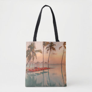 Bolsa Tote Praias Tropicais   Maldivas Tropical Beach & Pisci