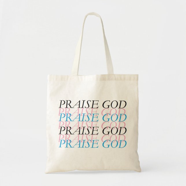 BOLSA TOTE PRAISE DEUS (Frente)
