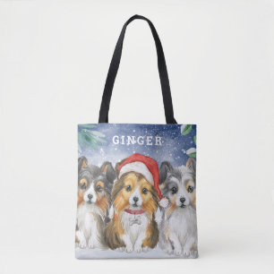 Bolsa Tote Prateleiras bonitas na neve Personalizado