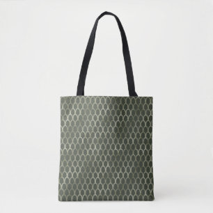 Bolsa Tote Prato De Pele cobra Réptil Selvagem Animal